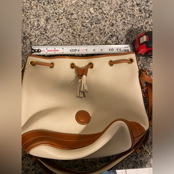 Dooney & Bourke Florentine Leather Drawstring Bag - Picture 9 of 10